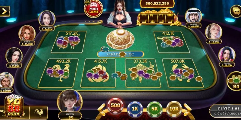 Bầu Cua chơi nhanh cực hay tại cổng game Yo88 