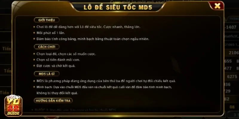 Chi tiết quy trình cược Lô Đề Siêu Tốc Yo88 