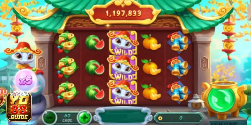 Giao diện chơi game Linh Châu Ất Tỵ tại Yo88 