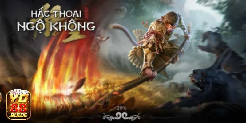 Hắc Thoại Ngộ Không hấp dẫn, đồ họa đỉnh cao tại Yo88 