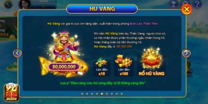 Nắm bắt hũ Vàng khủng tại Bắn Cá Yo88 