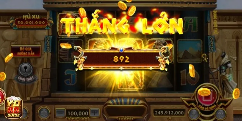 Thắng lớn hấp dẫn tại Bí Mật Cleopatra tại Yo88 